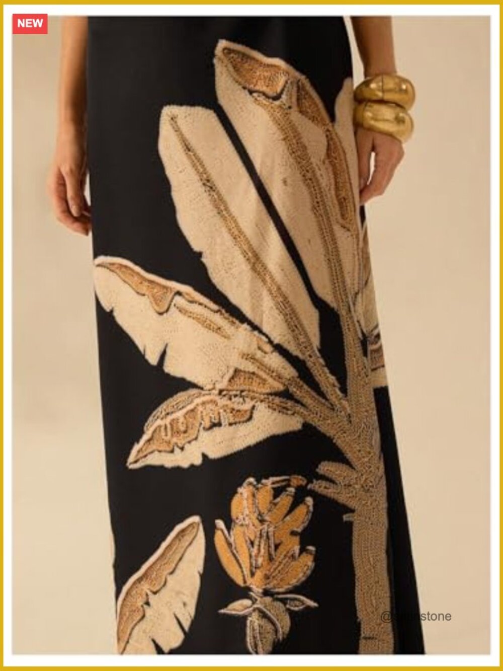 Boho Print Tie Shoulder Spaghetti Strap Cut Out Tie Back Maxi Sundress - Picture 5 of 5